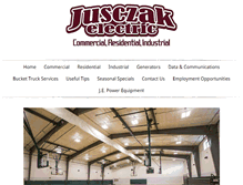 Tablet Screenshot of jusczakelectric.com